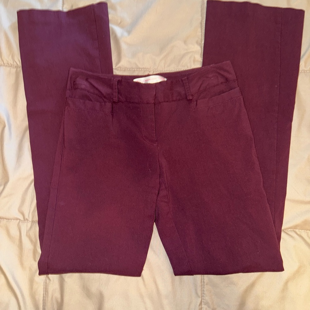 Maroon dress pants